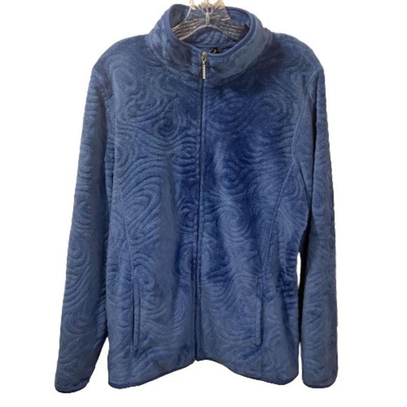 Jason Maxwell Jackets & Blazers - Jason Maxwell Women's Fleece Zip Up Sweater Jacket